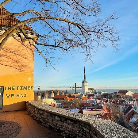 アパート 15th Century Flat With Parking, High Ceilings タリン