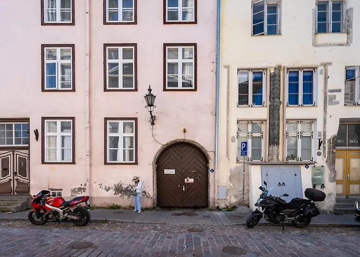 15th Century Flat With Parking, High Ceilings 公寓 塔林