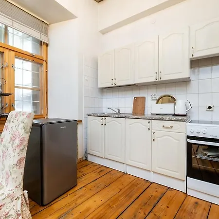 15th Century Flat With Parking, High Ceilings Apartman